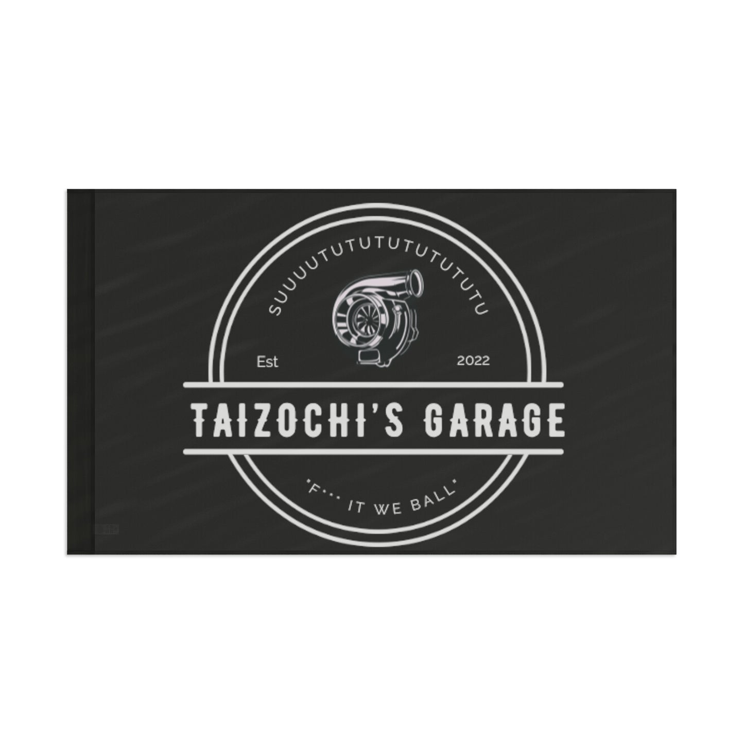 Taizochi’s garage Flag(black)