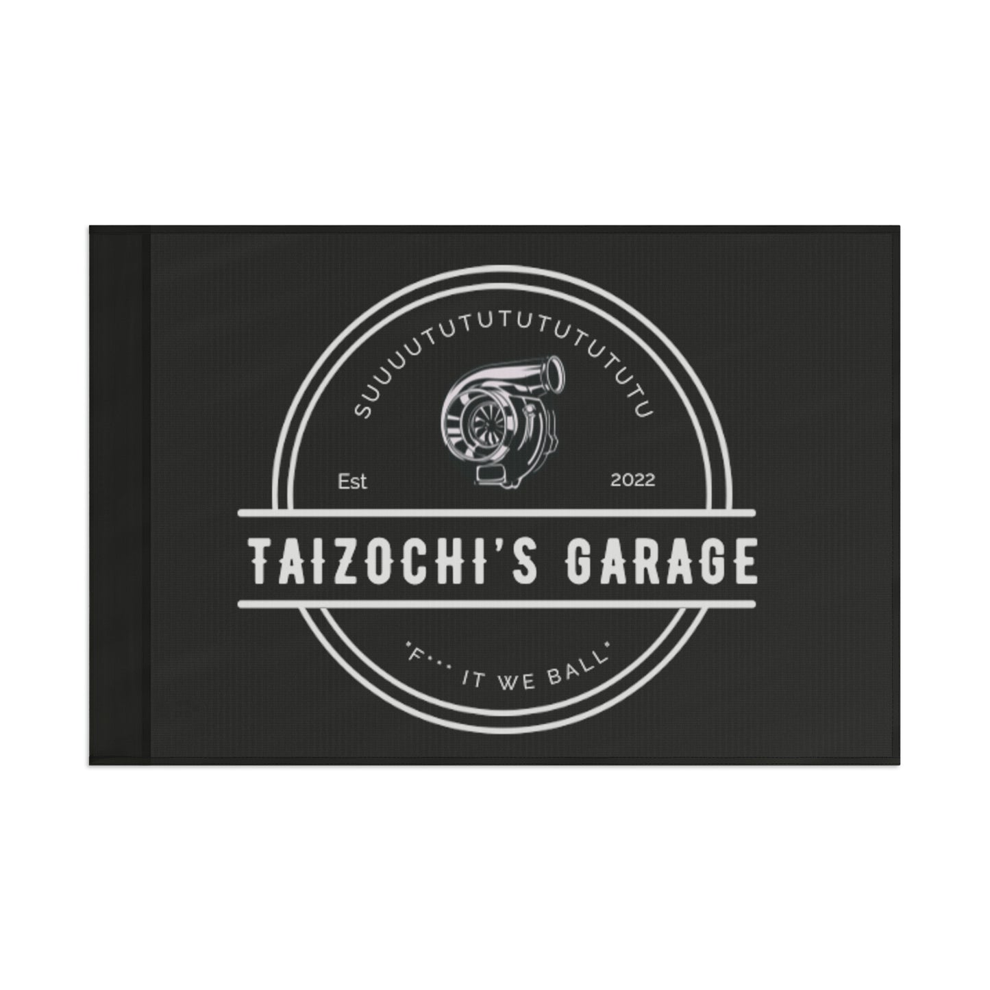 Taizochi’s garage Flag(black)